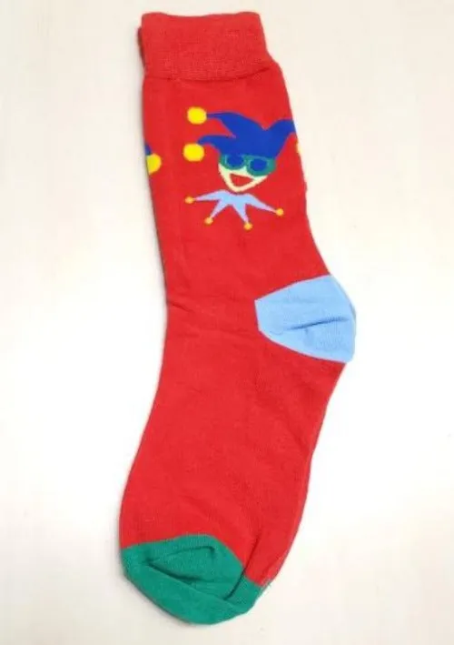 Earrings SF20 Red Jester Socks POLLY