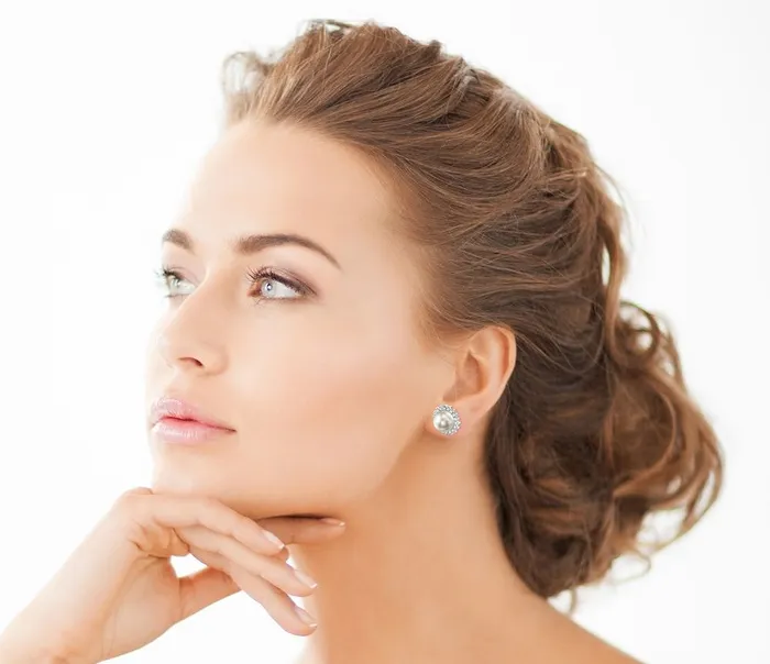 Earrings spt Akoya Pearl Diamond Halo Stud Earrings