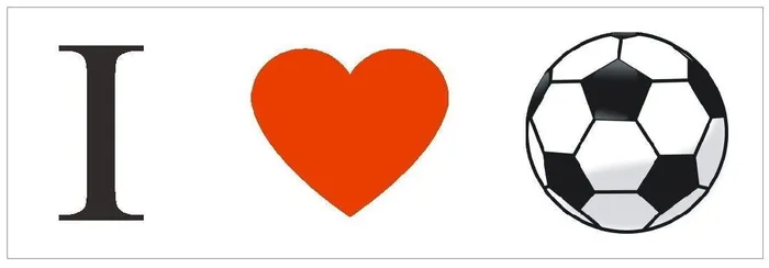 Earrings STD382 I Love Soccer Bumper Sticker Winter Park Products