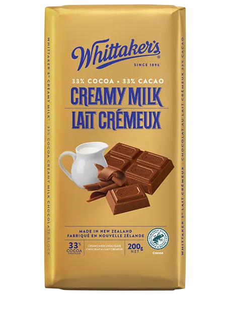 Earrings Star Marketing Whittakers Creamy Milk Chocolate 200g