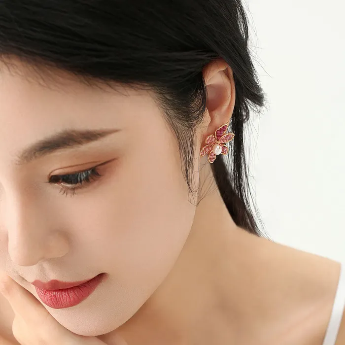 Elegant Freshwater Pearl Earrings WE00413 Vanda Miss Joaquim Pearly Lustre Earrings