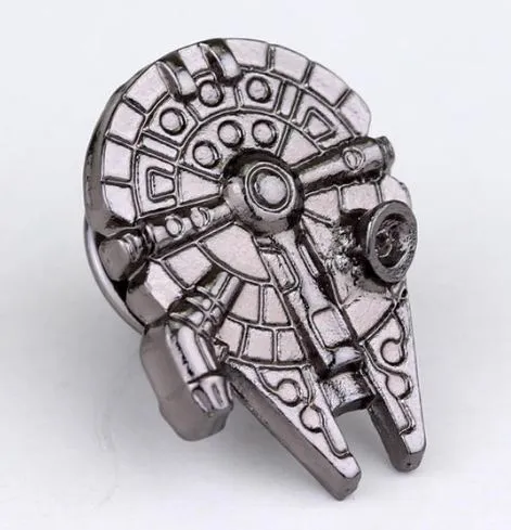 F02 Small Spacecraft Fashion Pin alice Earrings