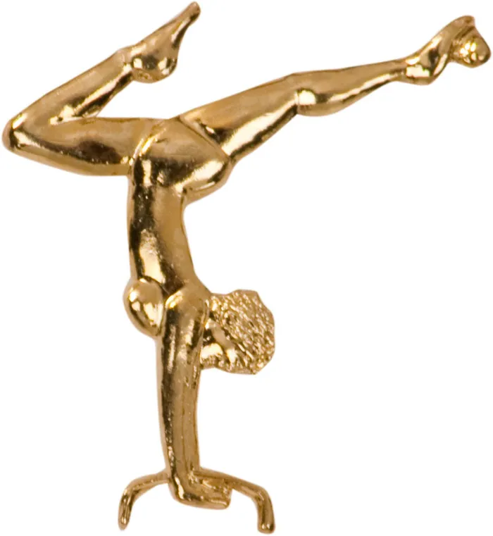 F128 Female Gymnast Tie Tack Lapel Pin jd Earrings