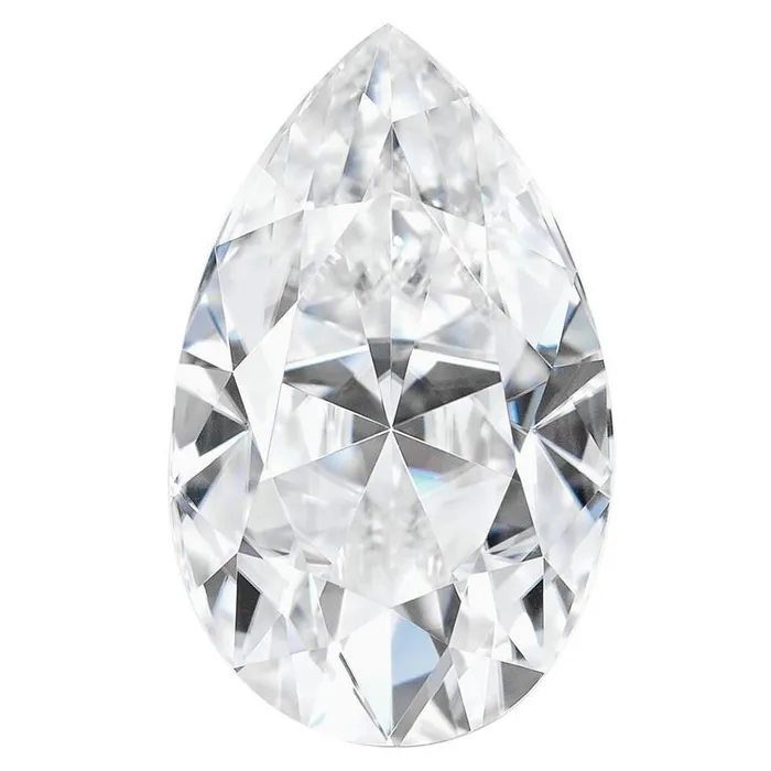 FIRE BRILLIANCE Earrings Charles Colvard Pear Moissanite