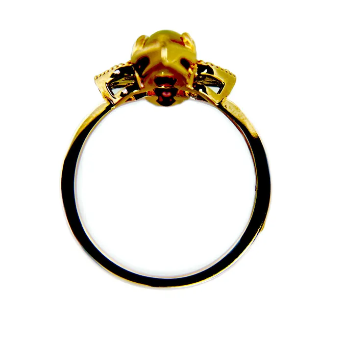 Fire Brilliance Rings Natural Ethiopian Opal with Pink Sapphire and Diamond Vintage Ring