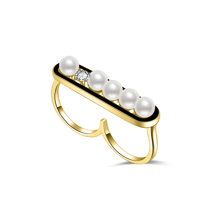 Freshwater Pearl Ring WR00202 DECO Pearly Lustre Rings