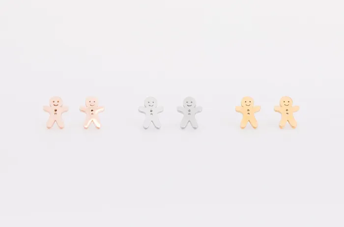 Gingerbread Man Jisensp Earrings