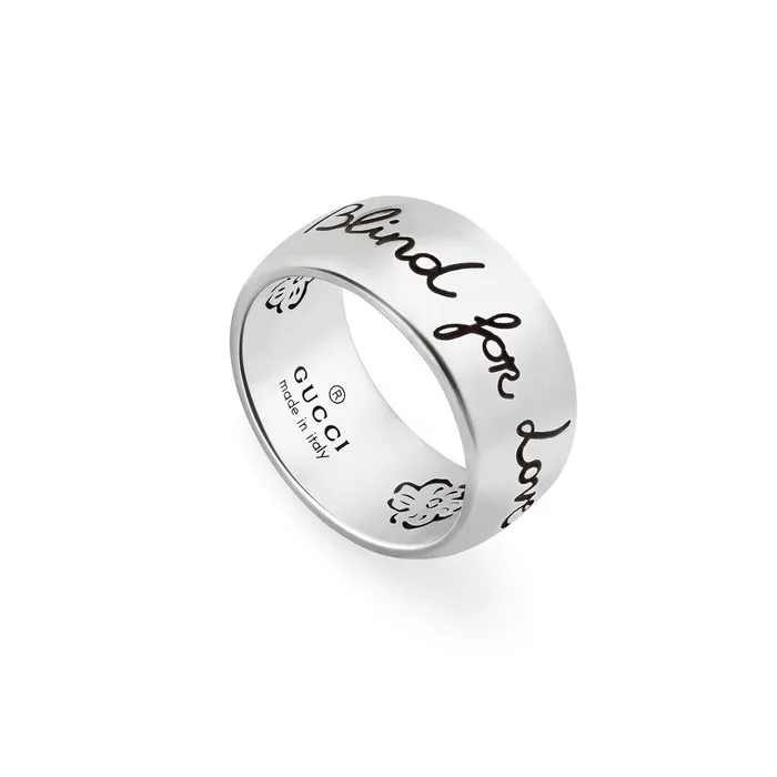 Gucci Wide Blind For Love Ring GUCCI Rings