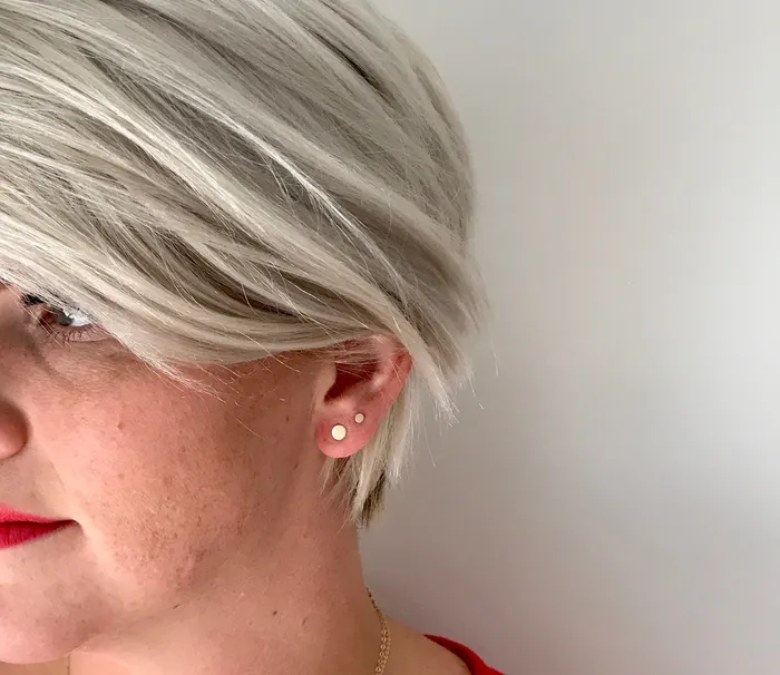 Halstead 3 mm Circles Delicate Earrings