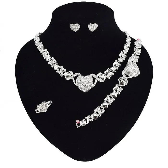 I Love You Silver XO set Jewelvers Earrings