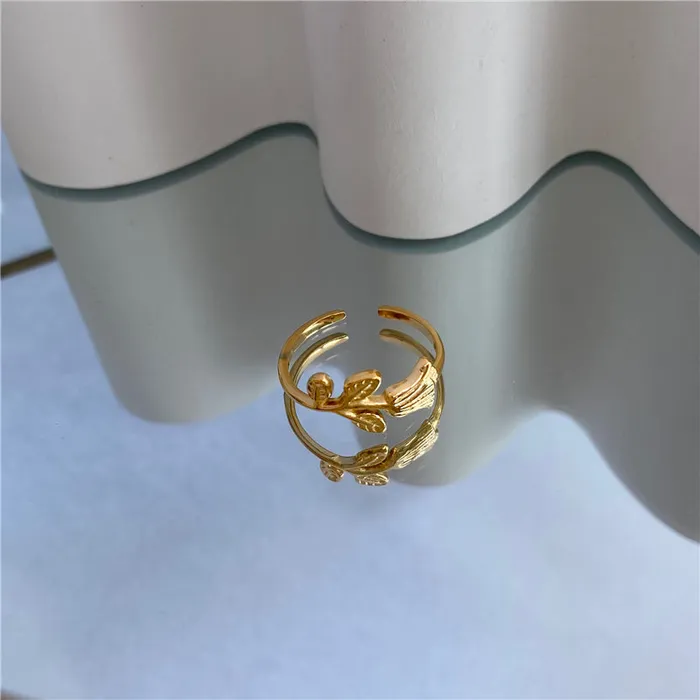 Jewelvers 18K GoldFilled Rose Ring Rings Jewelvers 18K GoldFilled Rose Ring Rings