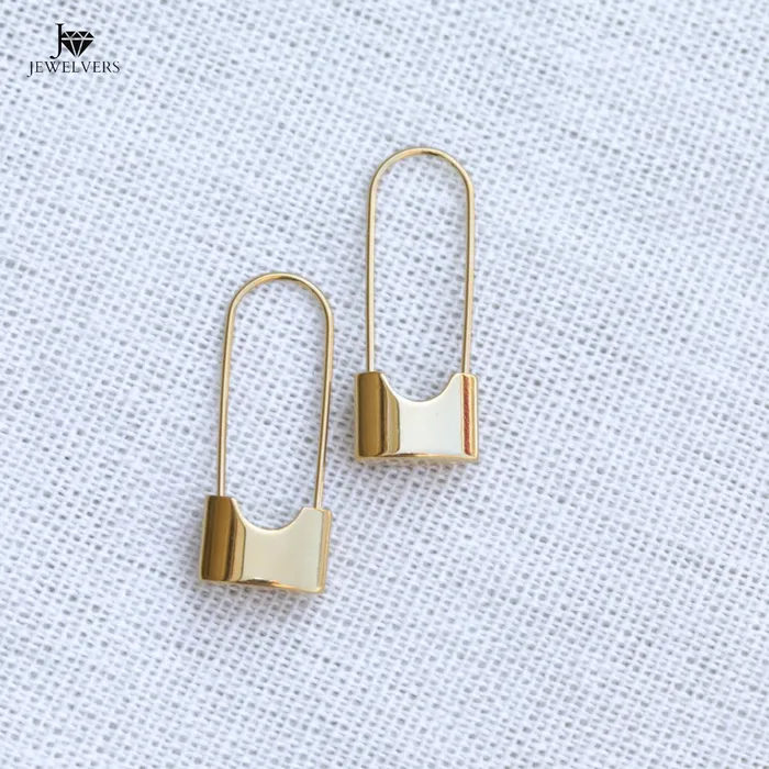 Jewelvers Earrings 18K GoldFilled Padlock Earrings Jewelvers Earrings 18K GoldFilled Padlock Earrings