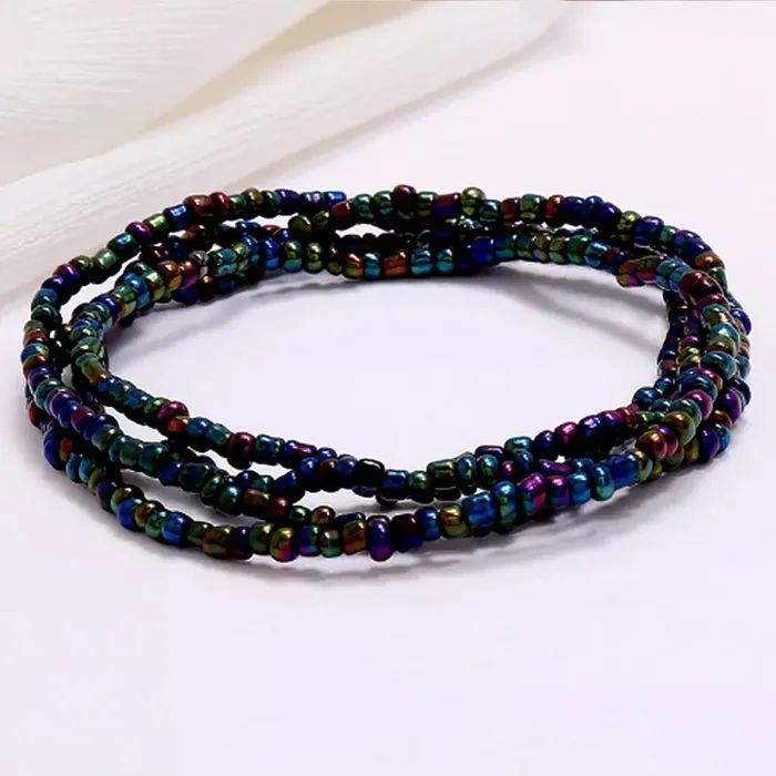 Jewelvers Earrings Slimming Waist Beads Solid Colors Waist Bands African Waist Beads