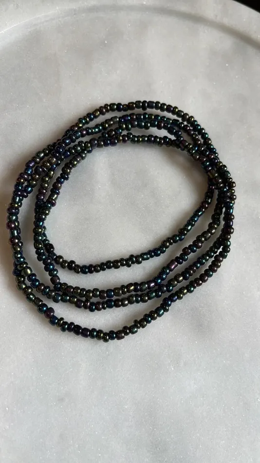 Jewelvers Earrings Slimming Waist Beads Solid Colors Waist Bands African Waist Beads