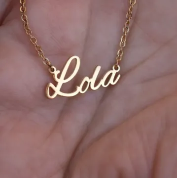Jewelvers Necklaces Personalized Name Necklace