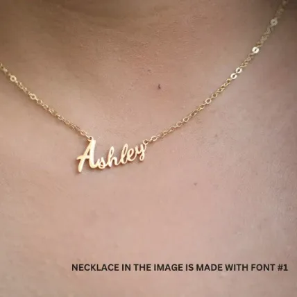 Jewelvers Necklaces Personalized Name Necklace