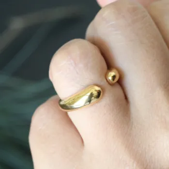 Jewelvers Rings 18k GoldFilled Open Band Ring Jewelvers Rings 18k GoldFilled Open Band Ring