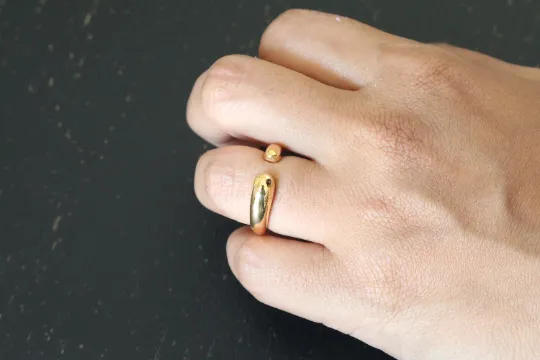 Jewelvers Rings 18k GoldFilled Open Band Ring Jewelvers Rings 18k GoldFilled Open Band Ring