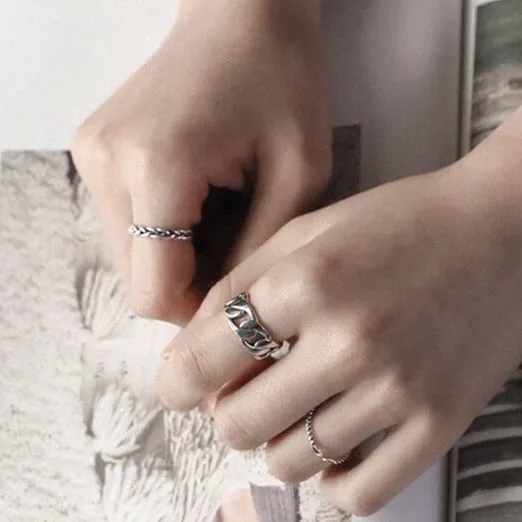 Jewelvers Rings 925 Sterling Silver Adjustable Ring Jewelvers Rings 925 Sterling Silver Adjustable Ring