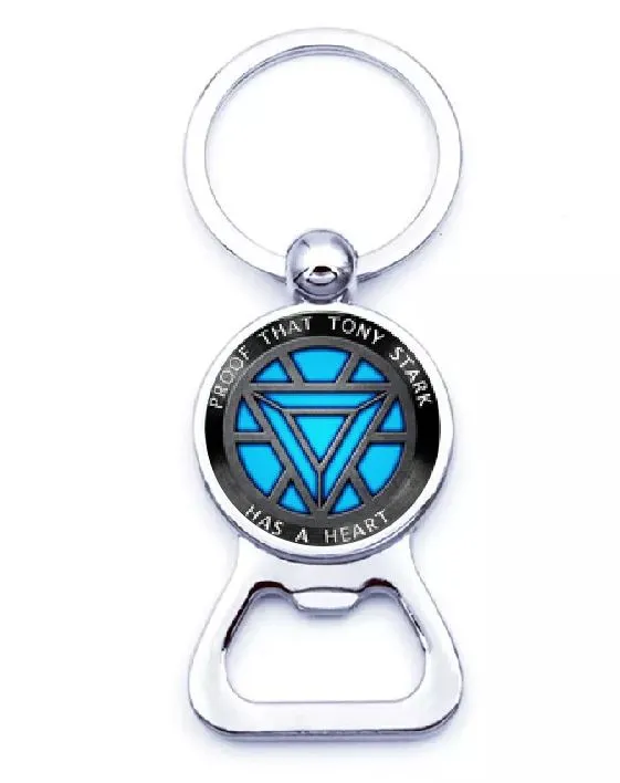 K46 Silver Bottle Opener Keychain alice Rings