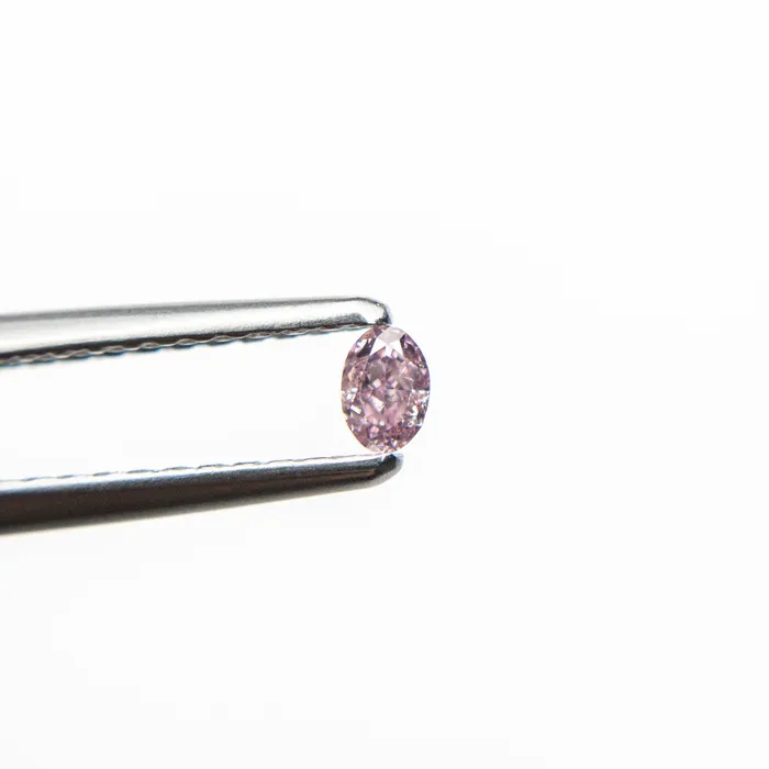Misfit Diamonds Rings 007ct 305x212x142mm Argyle Fancy Intense Purple Pink Oval Brilliant 1868010 
