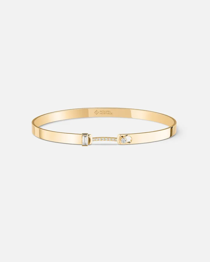 Mood Dinner Date Mood Bangle in Yellow Gold Bracelets Mood Dinner Date Mood Bangle in Yellow Gold Bracelets
