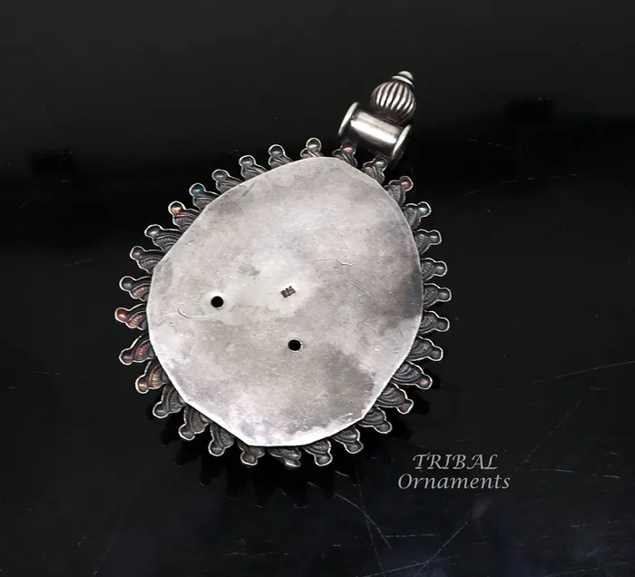 Necklaces 925 sterling silver handmade vintage design amazing lord Ganesha pendant best brides ethnic tribal belly dance jewelry india nsp516 TRIBAL ORNAMENTS
