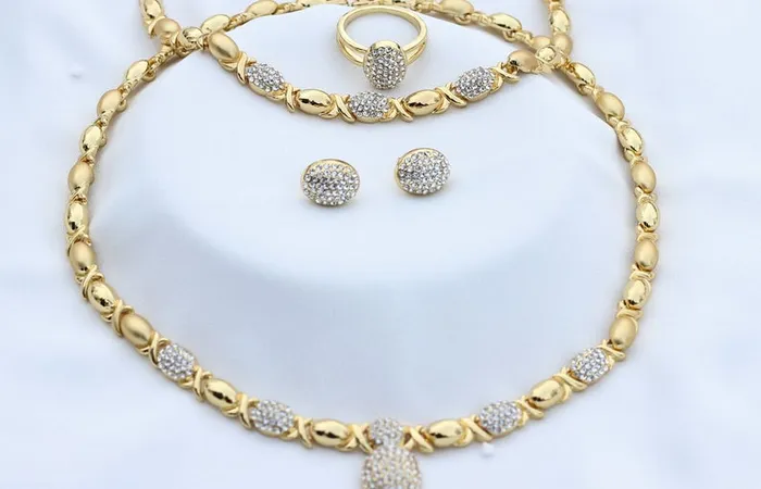 Necklaces Jewelvers Hugs Kisses Xo Necklace Set Necklaces Jewelvers Hugs Kisses Xo Necklace Set