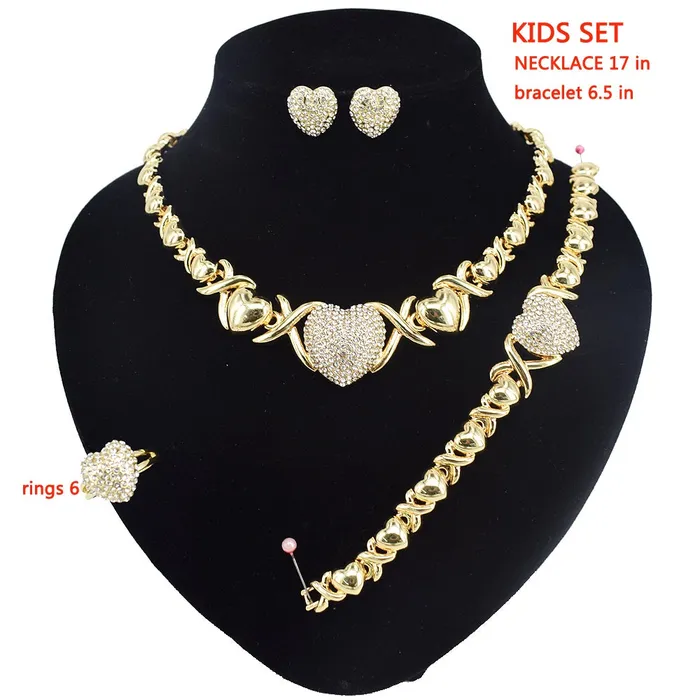 Necklaces Jewelvers XO I Love You Kids Necklace Set