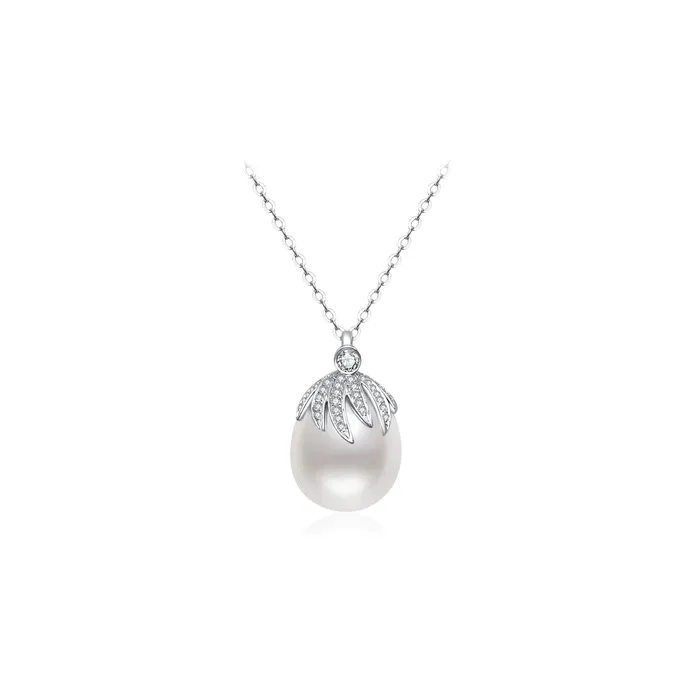 Necklaces Pearly Lustre 18K Solid Gold Australian White South Sea Pearl Necklace KN00168 Necklaces Pearly Lustre 18K Solid Gold Australian White South Sea Pearl Necklace KN00168