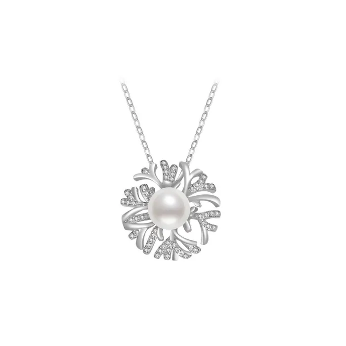 Necklaces Pearly Lustre Top Grade Freshwater Pearl Necklace WN00223 GARDENS