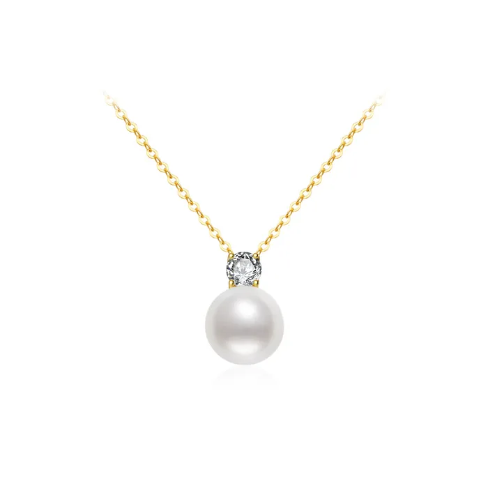 Necklaces Pearly Lustre Top Lustre 18K Solid Gold Edison Pearl Necklace KN00262 Necklaces Pearly Lustre Top Lustre 18K Solid Gold Edison Pearl Necklace KN00262