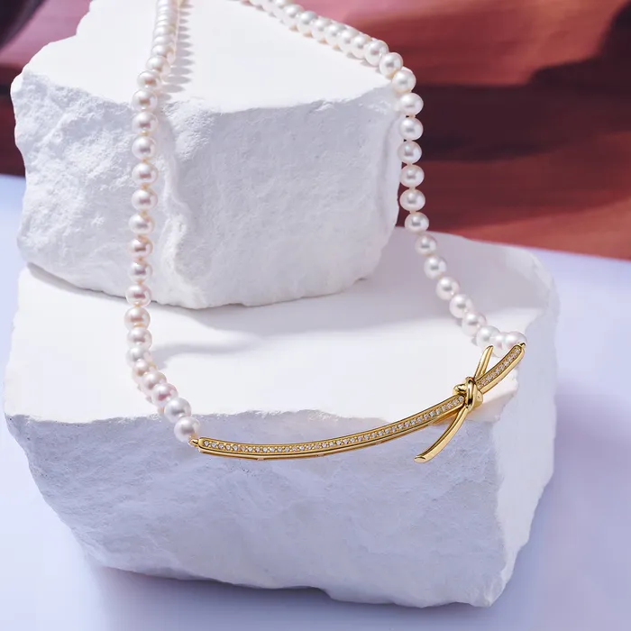 Necklaces Pearly Lustre Top Lustre Freshwater Pearl Necklace WN00668 X Collection