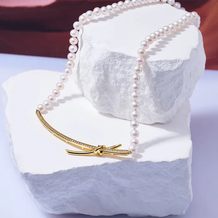 Necklaces Pearly Lustre Top Lustre Freshwater Pearl Necklace WN00668 X Collection