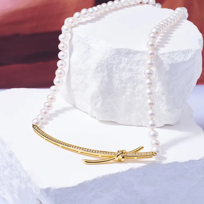 Necklaces Pearly Lustre Top Lustre Freshwater Pearl Necklace WN00668 X Collection