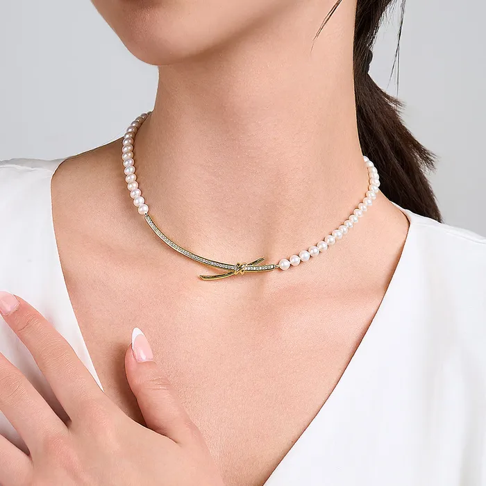 Necklaces Pearly Lustre Top Lustre Freshwater Pearl Necklace WN00668 X Collection