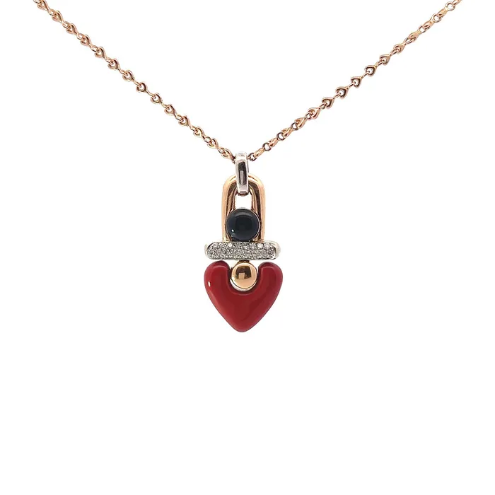 Necklaces PreOwned La Nouvelle Bague Diamond Heart Necklace La Nouvelle Bague Necklaces PreOwned La Nouvelle Bague Diamond Heart Necklace La Nouvelle Bague