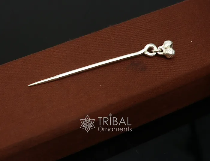 Necklaces TRIBAL ORNAMENTS 3 inches long handmade solid 925 sterling silver eyeliner stick kajal sticks surma stick fabulous brides vintage style gift su1062