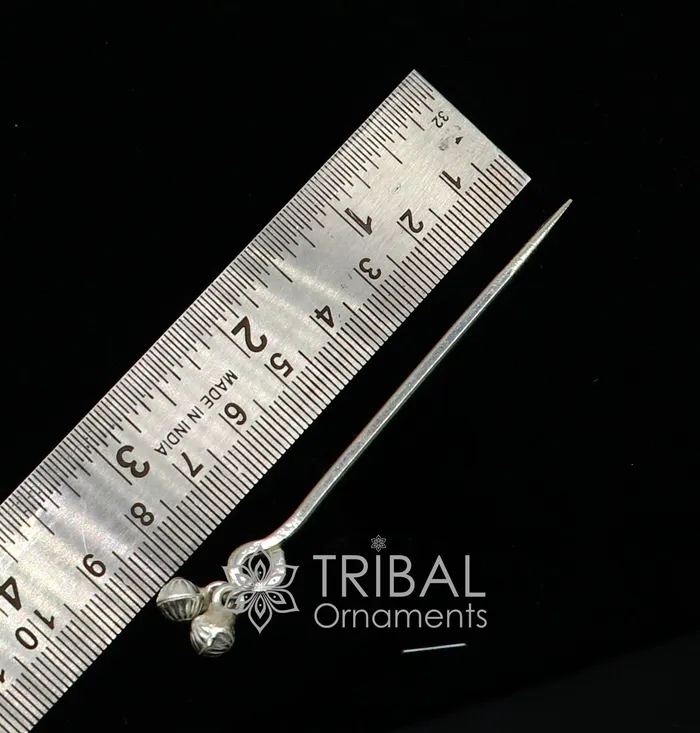 Necklaces TRIBAL ORNAMENTS 3 inches long handmade solid 925 sterling silver eyeliner stick kajal sticks surma stick fabulous brides vintage style gift su1062
