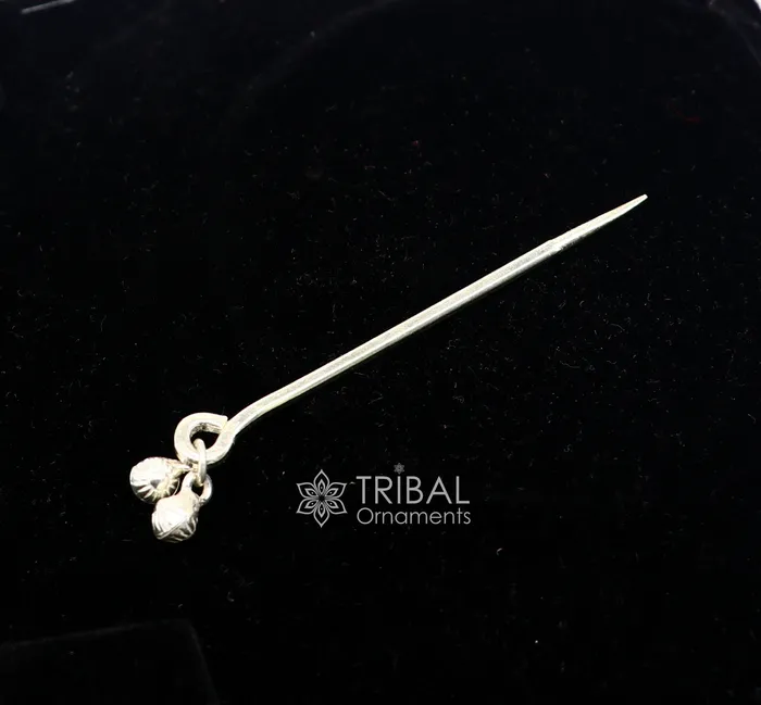 Necklaces TRIBAL ORNAMENTS 3 inches long handmade solid 925 sterling silver eyeliner stick kajal sticks surma stick fabulous brides vintage style gift su1062