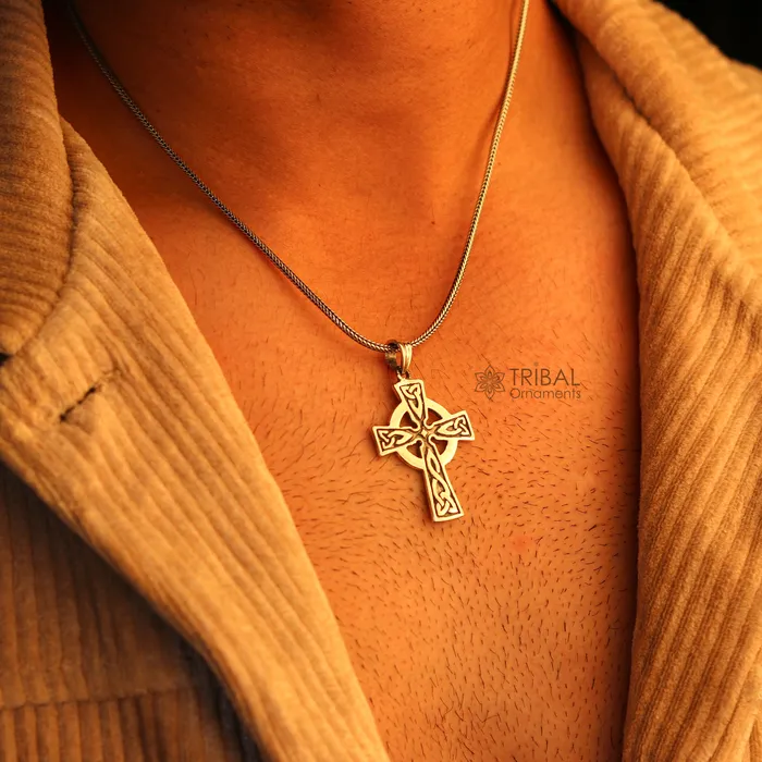 Necklaces TRIBAL ORNAMENTS 925 sterling silver handmade Jesus necklace and cross stylish pendant unisex jewellery nsp1000 Necklaces TRIBAL ORNAMENTS 925 sterling silver handmade Jesus necklace and cross stylish pendant unisex jewellery nsp1000