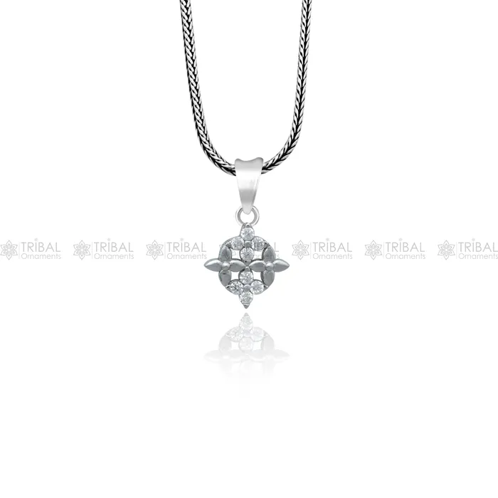 Necklaces TRIBAL ORNAMENTS 925 Sterling silver unique diamond pendant nsp943 Necklaces TRIBAL ORNAMENTS 925 Sterling silver unique diamond pendant nsp943
