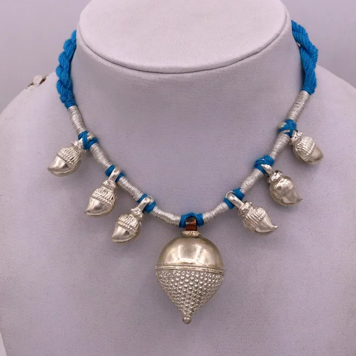 Necklaces TRIBAL ORNAMENTS Vintage antique design sterling silver gorgeous necklace stylish tribal necklace belly dance jewelry set32 Necklaces TRIBAL ORNAMENTS Vintage antique design sterling silver gorgeous necklace stylish tribal necklace belly dance jewelry set32