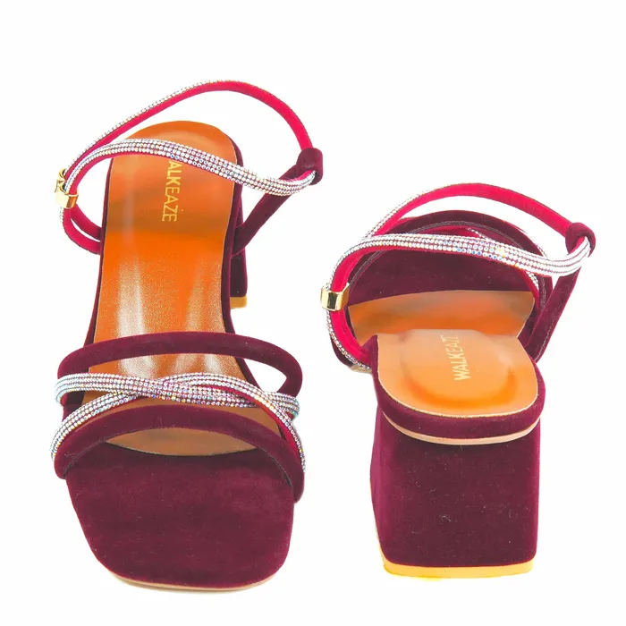 Necklaces Walkeaze Women Formal Block Heel 75039S