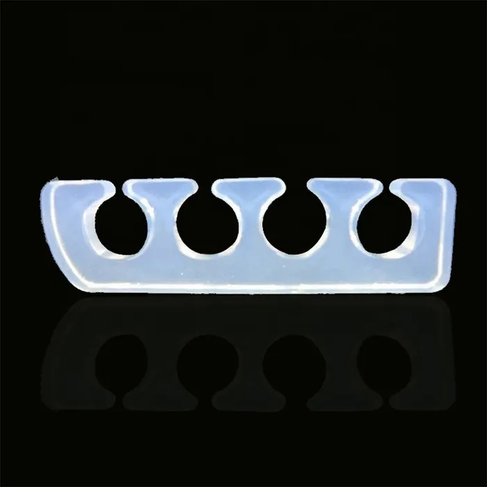 NS139 Clear Soft Silicone Finger or Toe Separators 2 Piece Set POLLY Earrings