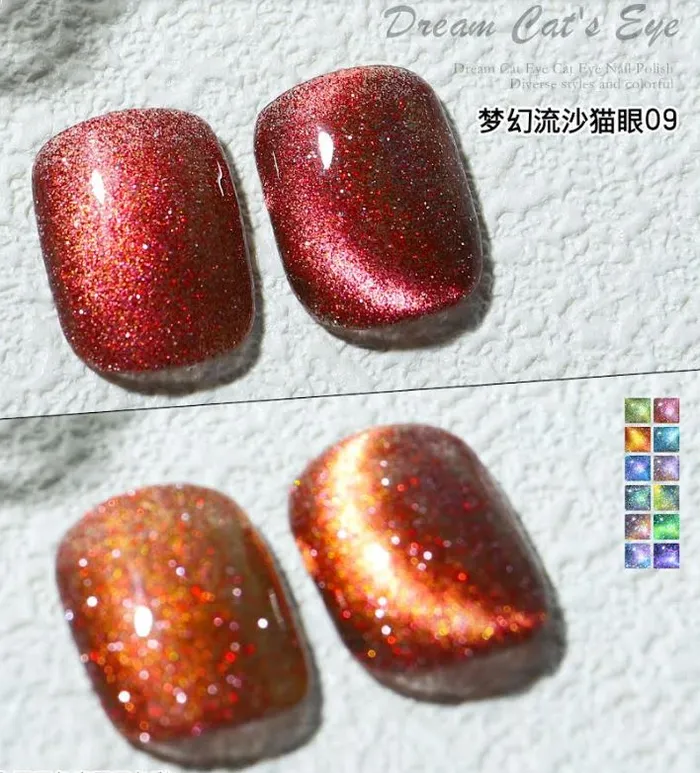 NS421 Cat Eye Gel Nail Polish 09 POLLY Earrings