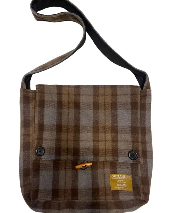 Patrick King Woollen Company Outlander Claire Messenger Bag Earrings