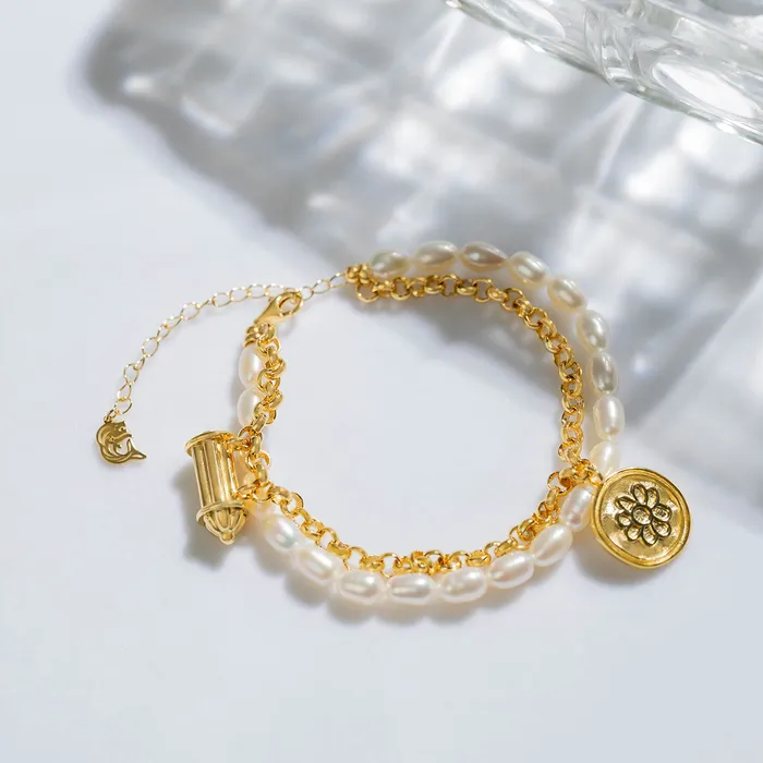 Pearly Lustre Asian Civilisations Museum Freshwater Pearl Bracelet WB00090 New Yorker Collection Bracelets
