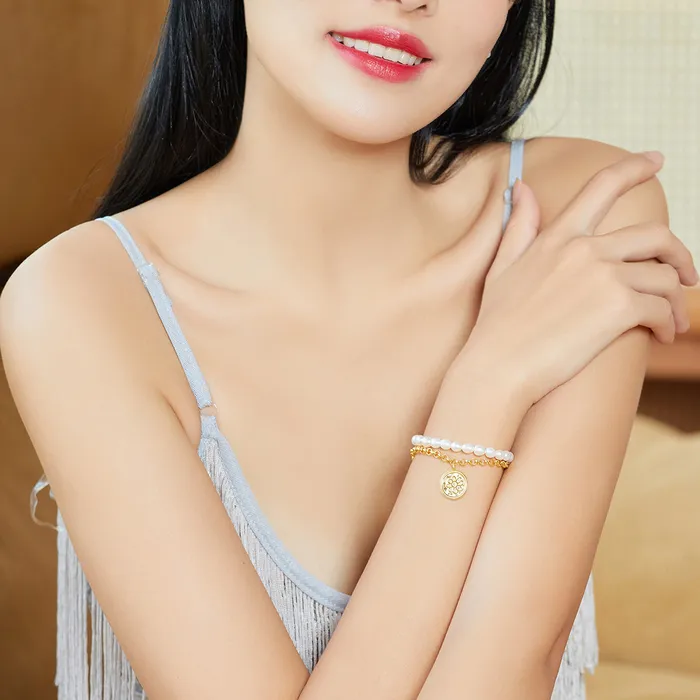 Pearly Lustre Asian Civilisations Museum Freshwater Pearl Bracelet WB00090 New Yorker Collection Bracelets