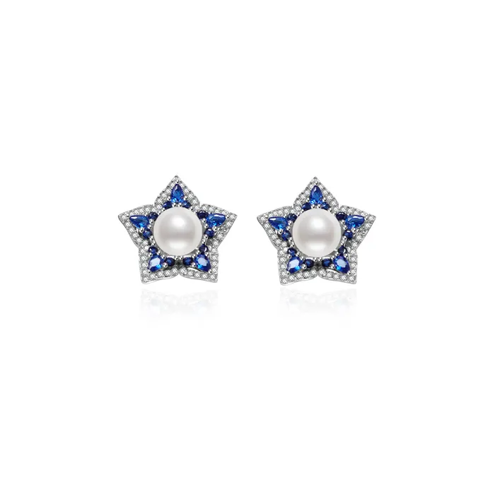 Pearly Lustre Earrings Ocean Star Freshwater Pearl Earrings WE00085